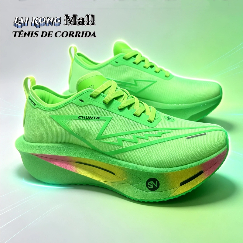 CHUNTA Malha Respirável Absorção De Choque Unissex Treinamento Profissional Tênis De Corrida Masculino e Feminino