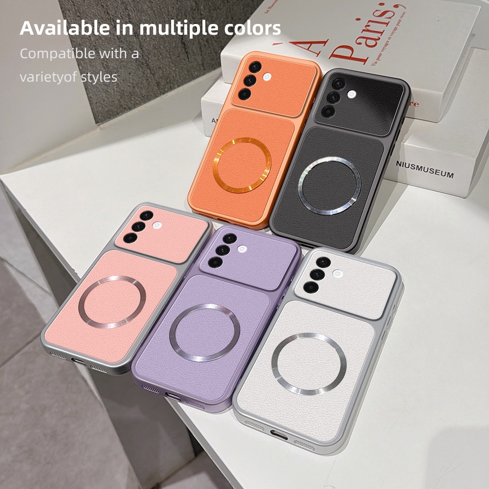 Para Samsung Galaxy A05 A05S M05 A15 A25 A35 A55 A06 M06 A16 A26 A36 A56 A07 A17 A27 A37 A57 5G 4G Capa De Telefone Magn