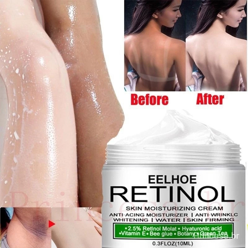 Creme Clareador Corporal 50ml – Uniformiza Axilas, Virilha e Joelhos, Reduz Manchas Escuras