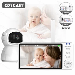 Monitor De Bebê Com Vídeo De 5 Polegadas , Alta Resolução , Babá , Câmera De Segurança , Visão noturna,Temperatura