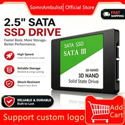 Unidade de estado sólido SATA III de alta velocidade 120 GB-512 GB SSD integrado de 2.5 polegadas