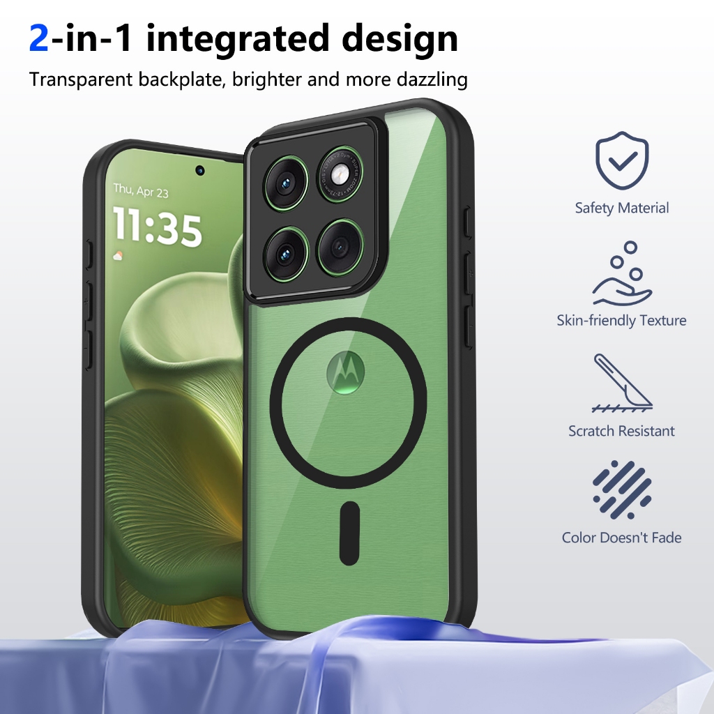 Capa Para Motorola Edge 60 Fusion 5G Edge60Fusion XT2503-4 De Telefone Acrílico 