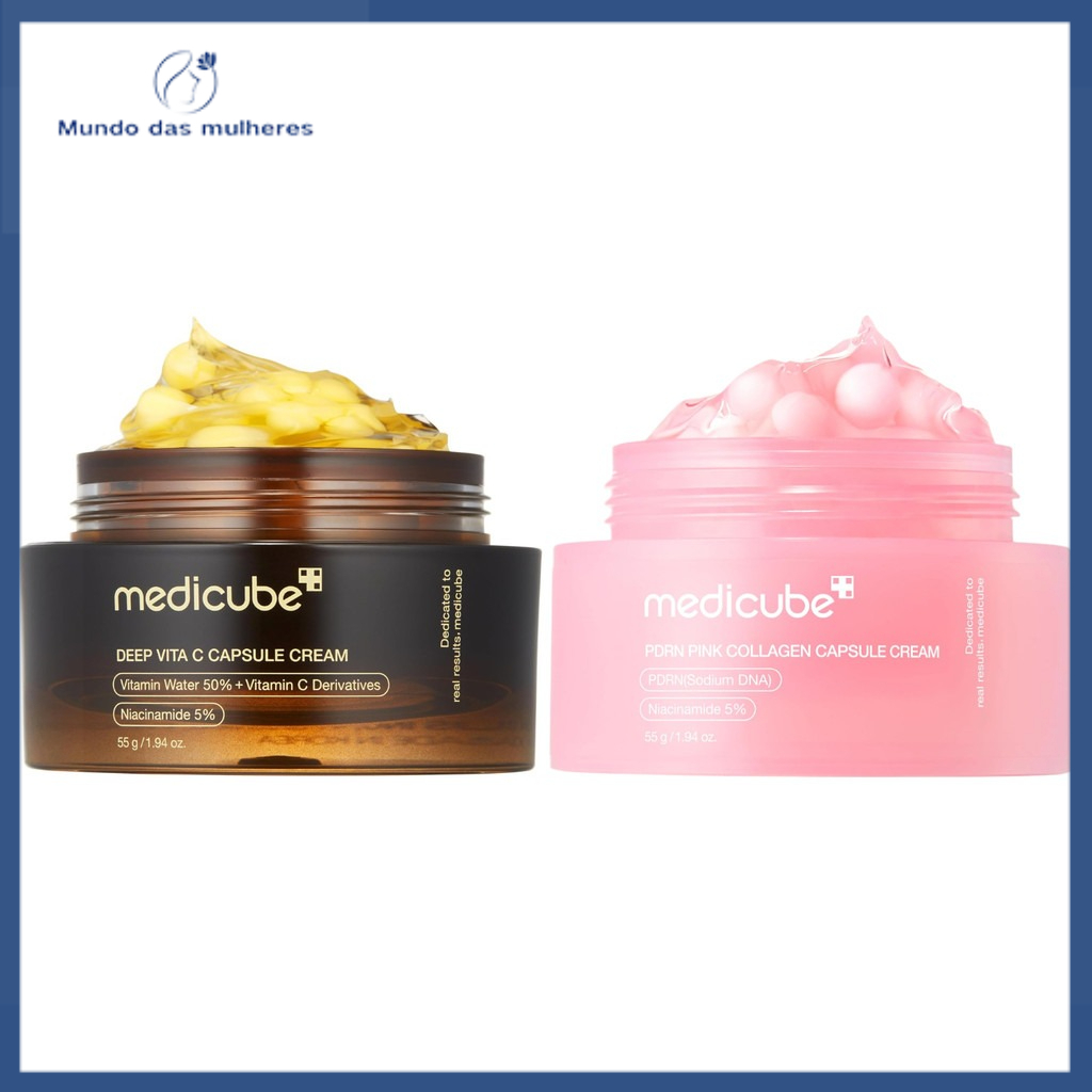 Medicube Deep Vita C Capsule Cream 55g + PDRN Pink Collagen