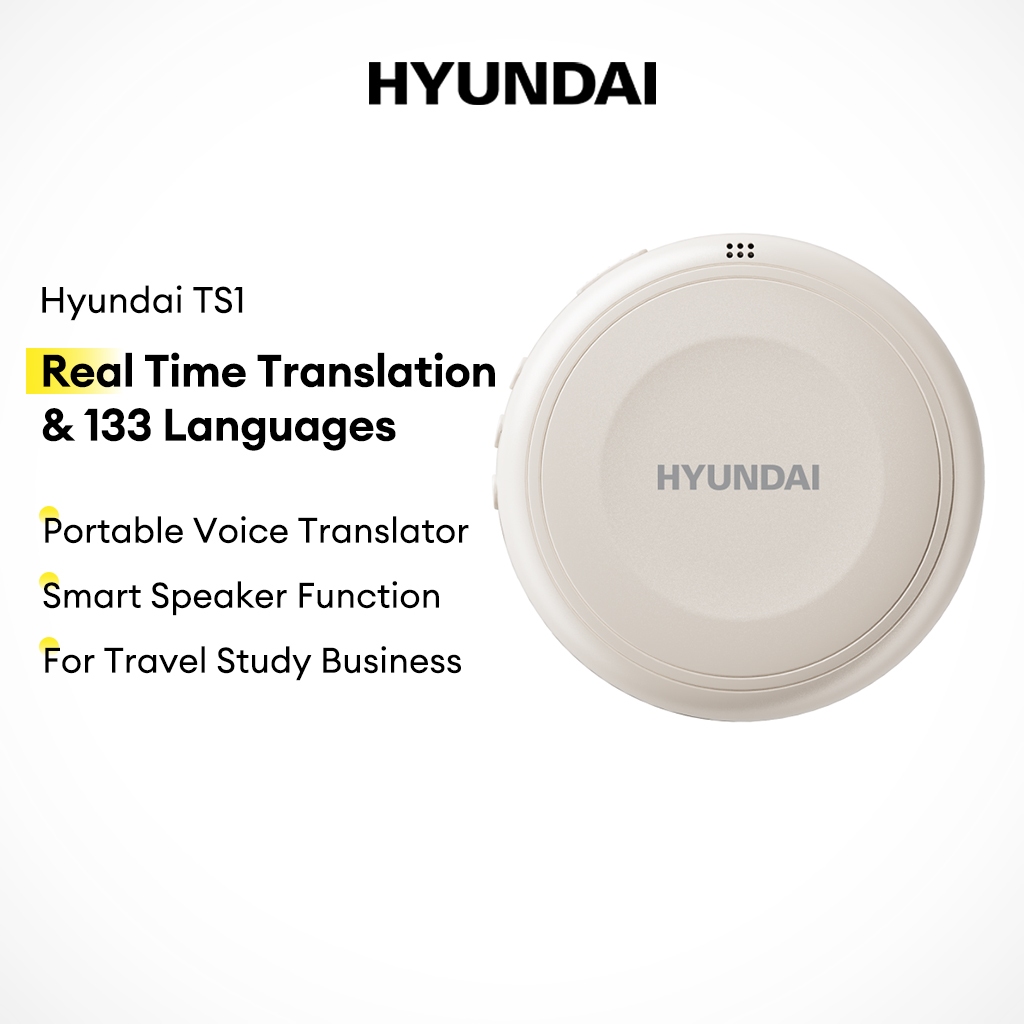 HYUNDAI TS1 Tradutor Inteligente Alto-Falante De Idiomas De Voz Portátil Traduçã