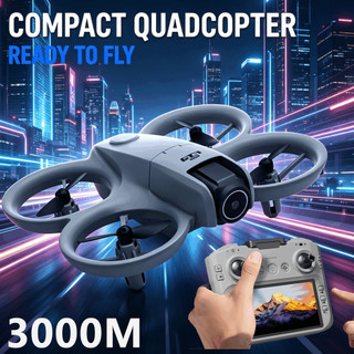 GT3 Mini Drone Profissional Dublê Quadcopter 8K HD Fluxo Óptico Câmera Elétrica FPV 4.3 " Controle Remoto 360 Flip Crian