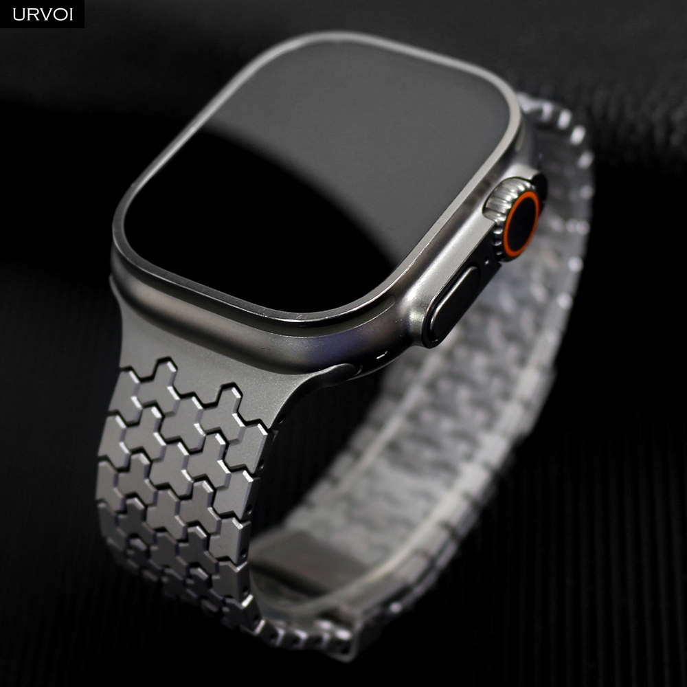 URVOI Banda Para Apple Watch Ultra 3 2 Série 11 10 9 87 SE Fivela Magnética loop