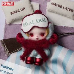 POP MART - θ SKULLPANDA – Coleção "Modo Desligado" - Caixa Surpresa com Chaveiro Pelúcia - 1 Caixa
