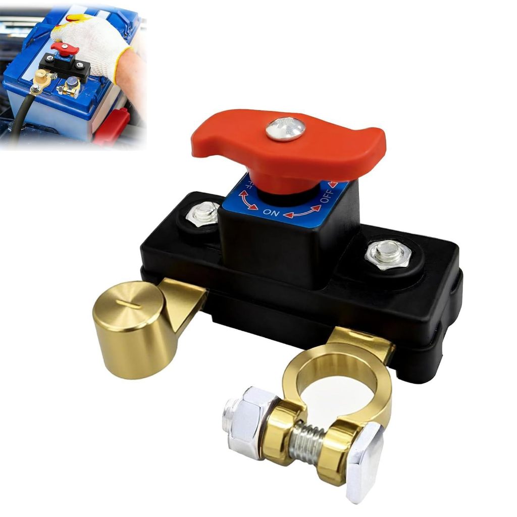 Terminal Para Bateria Conector Corta Corrente Chave Geral Neutro De Carro Som-12/24V