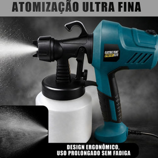 Pistola Pulverizadora Elétrica Com Fio Para Pulverizador De Tinta Paredes , Móveis E Carros , Vários Modelos Disponíveis