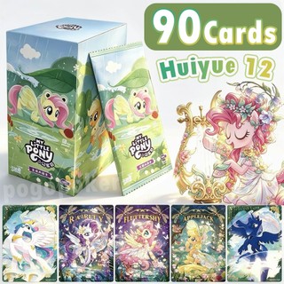 90 Cartas My Little Pony Huiyue12 Fluttershy Raro ZR/SC/SGR MLP Colecionaveis Presente para Meninas