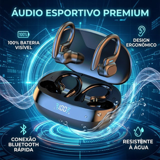 VOKRU fone de ouvido bluetooth sem fio fone sem fio bluetooth 5.3 headset gamer