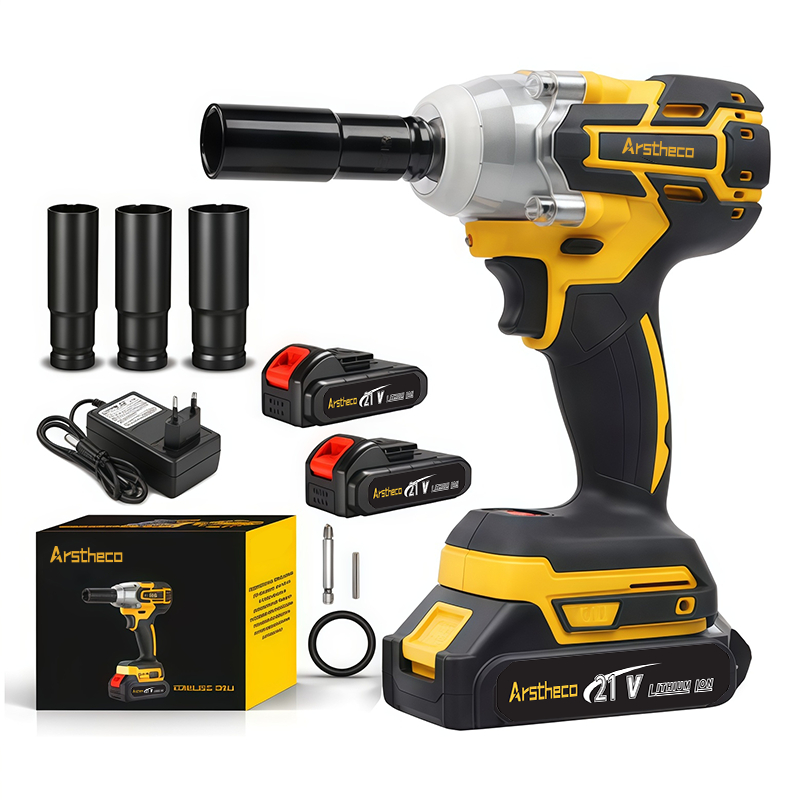 Chave De Impacto Parafusadeira 2 Bateria 21v  Brushless 300N GEELE