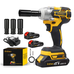 Chave De Impacto Parafusadeira 2 Bateria 21v Brushless 300N Arstheco