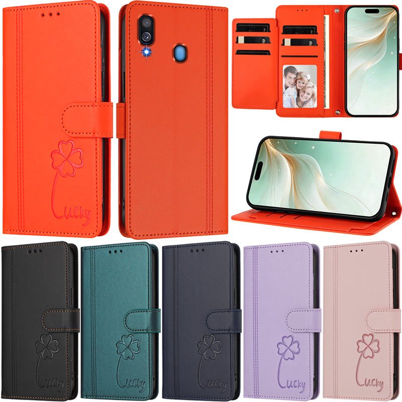 Capa De Luxo Para Samsung Galaxy A10 A20 A30 A50 A70 A10S A20S A30S A50S A70S Note 10 + 9 8 Carteira De Couro PU Macio C
