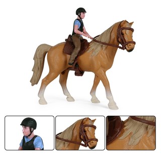 SABVX Simulação Quente Animais Modelos De Corrida De Cavalos Figuras De Ação Modelo De Coleção Sólida Modelo Brinquedos