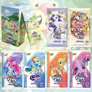 Cartas My Little Pony KAYOU Huiyue12 Fluttershy Raro ZR/SC/SGR MLP Mercadoria De anime Presente