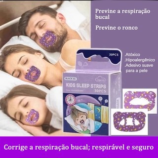 Adesivo de vedação de respiração bucal/adesivo de vedação labial Anti-abertura para dormir