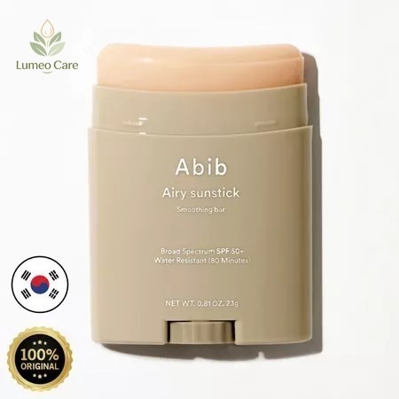 Abib Bastão Protetor Solar Airy Sunstick SPF50+ Toque Seco Proteção Alta 23g