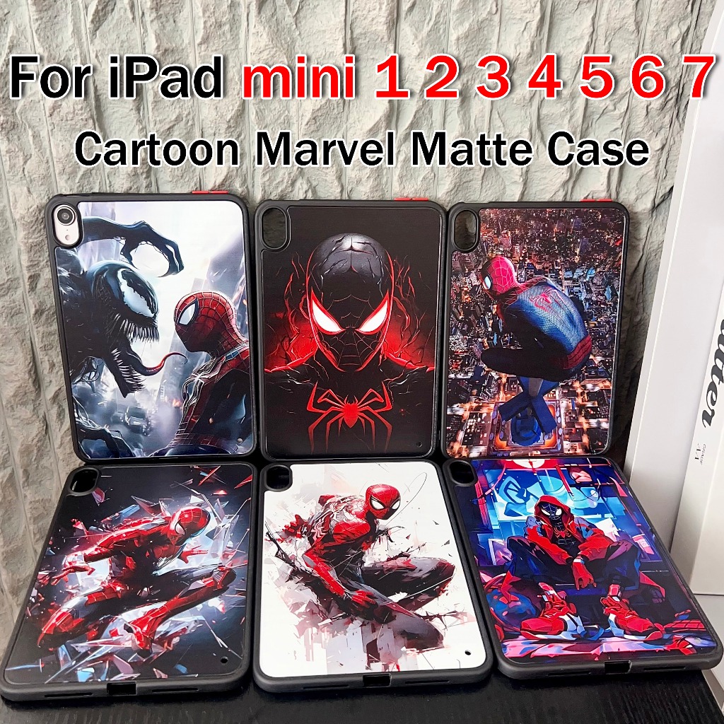 Para iPad mini A17 Pro mini 1 2 3 4 5 6 7.9''/8.0'' Marvel Na Moda Fosco Sensaçã
