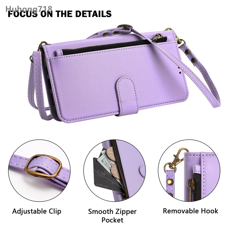 Para Xiaomi Poco X4 X5 X6 X7 X8 GT Max Pro Neo Nfc 5G Capa Com Zíper Bolsa De Mo