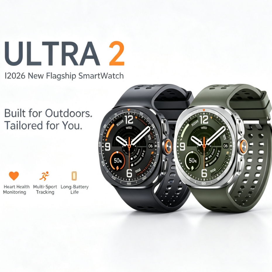 2026 Smartwatch Relógio Inteligente W9 Para Galaxy ultra 2 Bússola De Carregamento Sem Fio Chamada Bluetooth Homem Mulhe