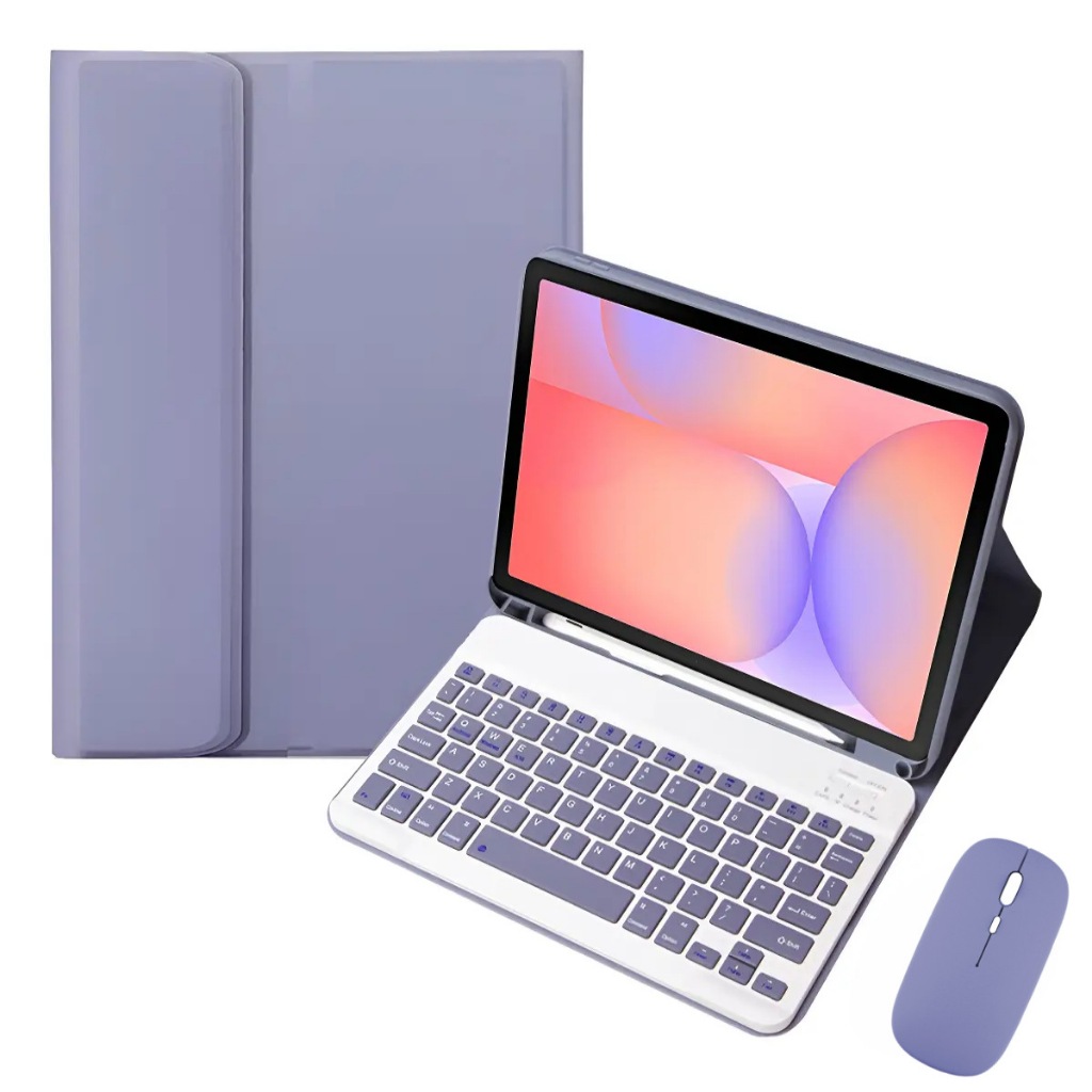 Capa De Teclado E Mouse Para Samsung Galaxy Tab A9 Plus S6 Lite S9 FE A7 A8 10.5