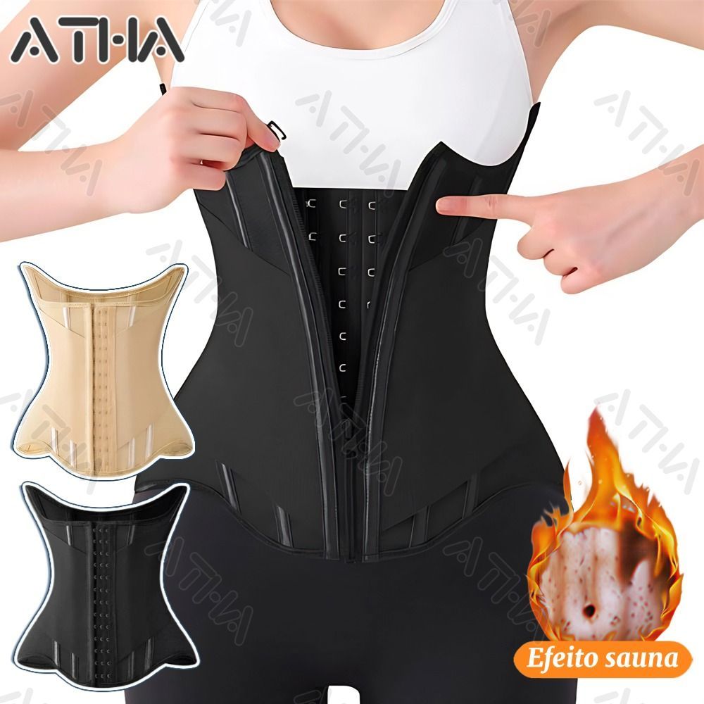 Body Shaper Corset Cintura Trainer Cinto De Emagrecimento Mulheres Barriga Modelagem Cinta Shapewear Cinturão-AT