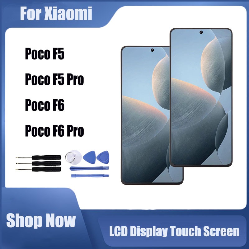 Compatível Com Xiaomi Poco F5 F5 Pro F6 F6 Substituição Da Tela De Toque LCD