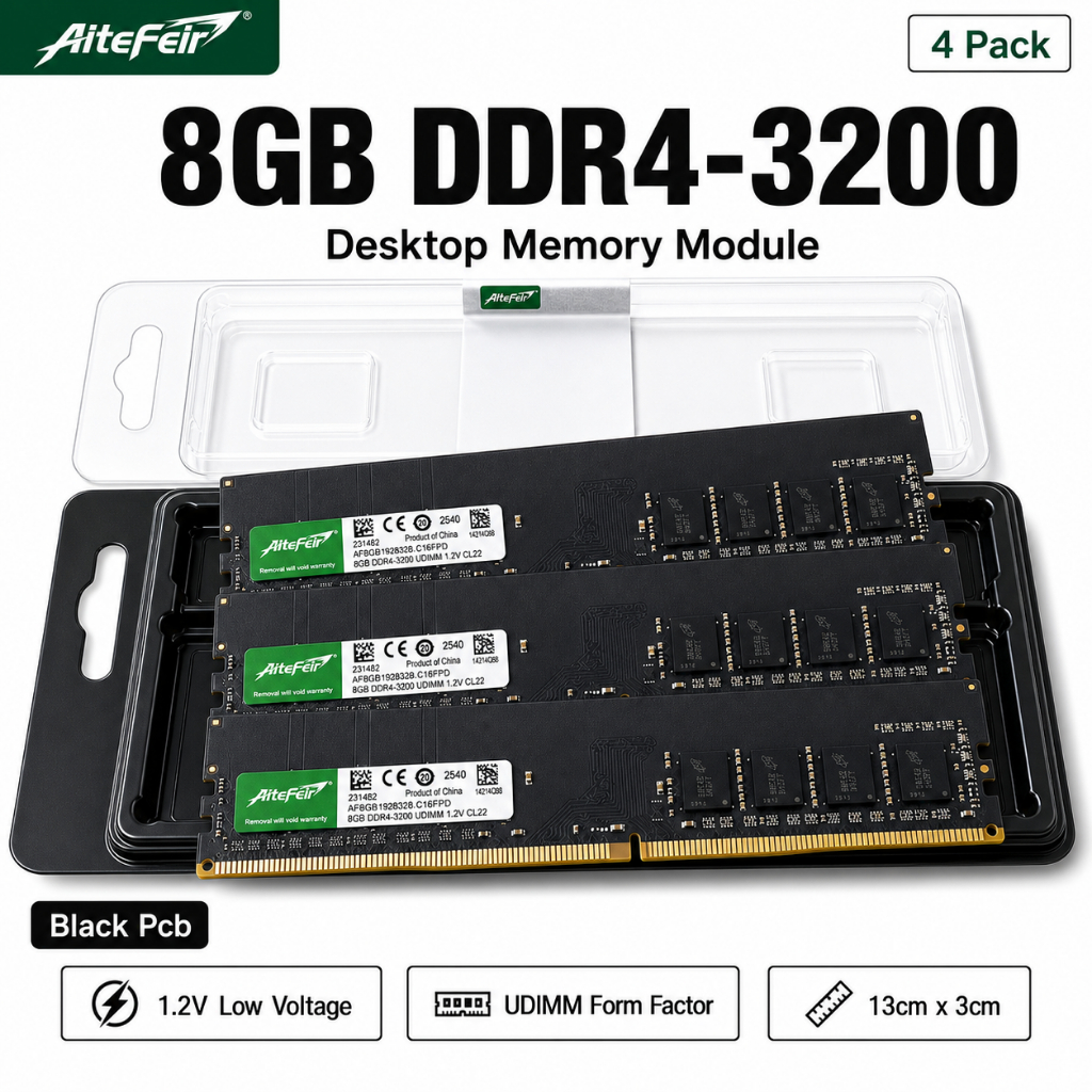 Memória De Desktop ddr4 8 Gb RAM DIMM PC4-19200 ddr4 2400 Mhz 2666 3200