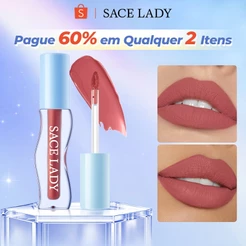 Batom Líquido Matte SACE LADY Alta Pigmentação À Prova d'Água e Longa Duração Maquiagem