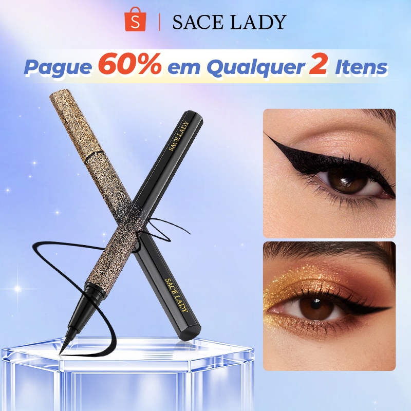 Lápis Delineador SACE LADY Fino À Prova D'água Suor De Longa Duração Sem maquiag
