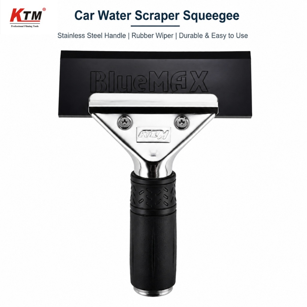 KTM Raspador De Água Para Carro Rodo Com Cabo De Aço Inoxidável Limpador De Janelas Borracha Ferramenta De Limpeza Autom