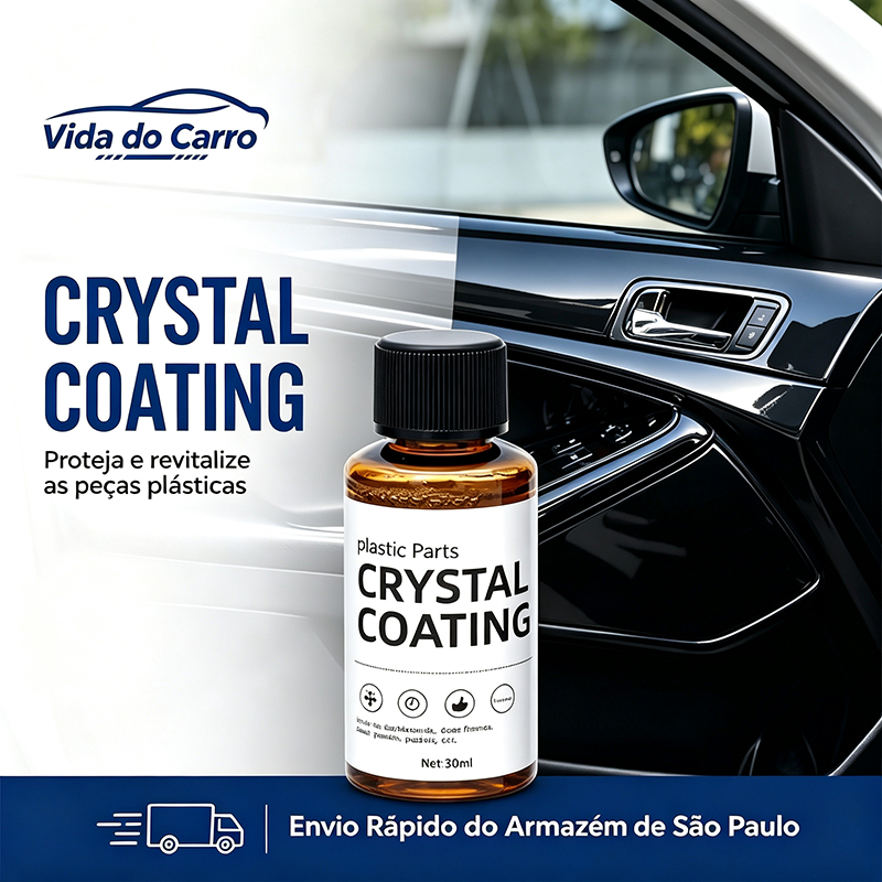 Plástico Refurbished Plating Crystal Coating Agent Agente De Revestimento De Cristal Painel De Cera Auto Interio