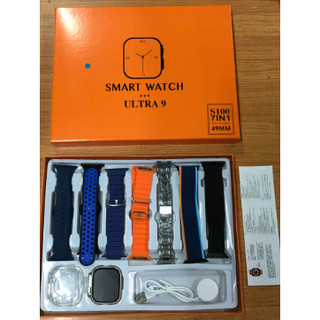 Smartwatch S100 Ultra 2 S9 | 7 Pulseiras De Relógio , Esportivo Com Tela De Toque Complet…