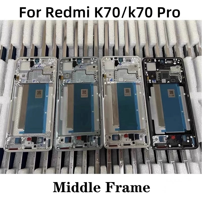 Para Xiaomi Redmi k70 k70pro LCD Moldura Frontal Intermediária Habitação Chassi