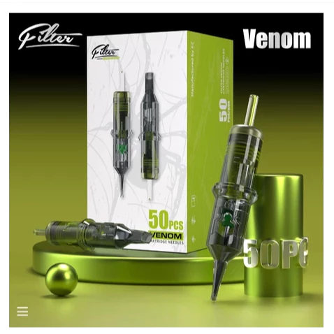 50pcs/box Filter Venom Disposable Tattoo Membrane Professional Sterilized Safety — imagem 1