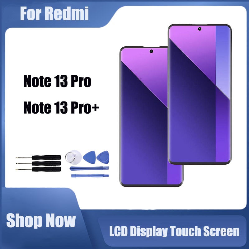 Para Xiaomi Redmi Nota 13 Pro + 4G 5G Display LCD Substituição Da Tela De Toque
