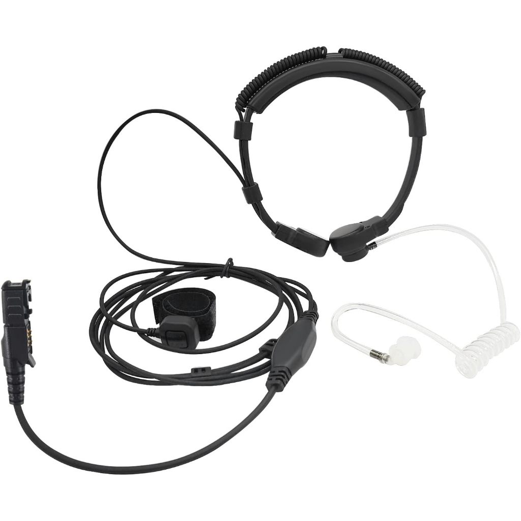 Fone De Ouvido De Rádio Bidirecional Com Vigilância Microfone PTT Para Motorola 