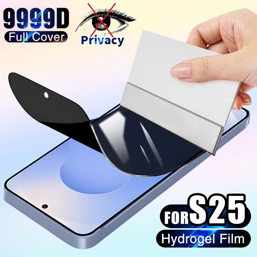 Anti Spy Privativa Película de Privacidade para Samsung Galaxy S26 S25 S24 S23 S22 S21 S20 Plus Ultra FE edge
