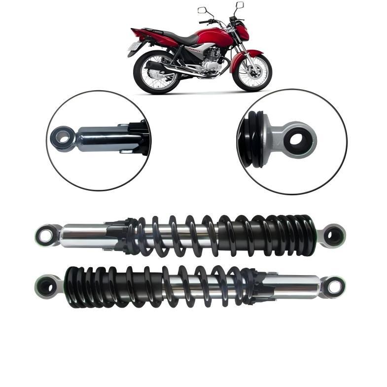 Par Amortecedor Traseiro Honda CG Titan  FAN 150 2004 à 2015 bestbrasil