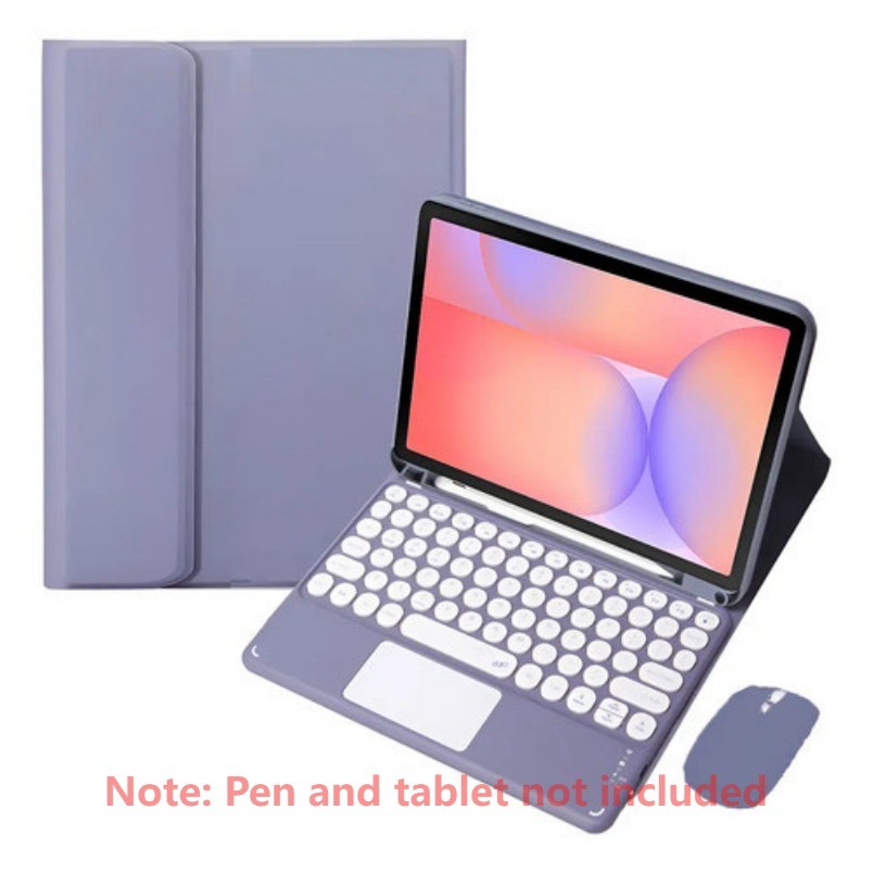 Capa De Teclado Touchpad Para Samsung Galaxy Tab S10 Lite/S11/A9 + 11 À Prova De