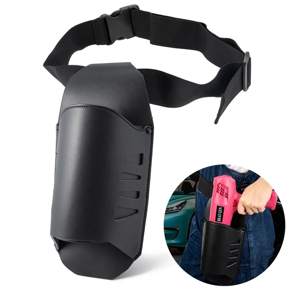 QIKUSI Ferramentas De Envoltório De Carro Bolsa De Transporte De Pistola De Calor , Cintura Para Encolhível De Matiz De 
