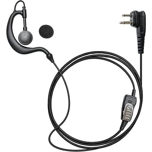 Fone De Ouvido De Rádio De 2 Vias Com Microfone , G Earhook , Compatível Motorol