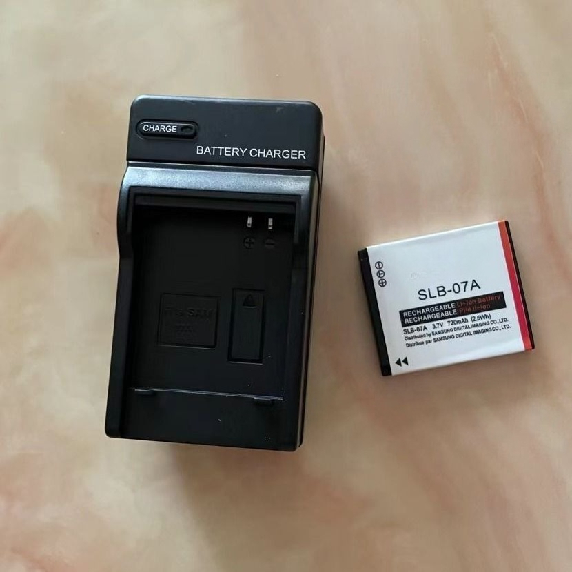 Carregador De Bateria Para Câmera digital Samsung SLB-07A PL150 ST500 ST550 ST600 ST45 ST50