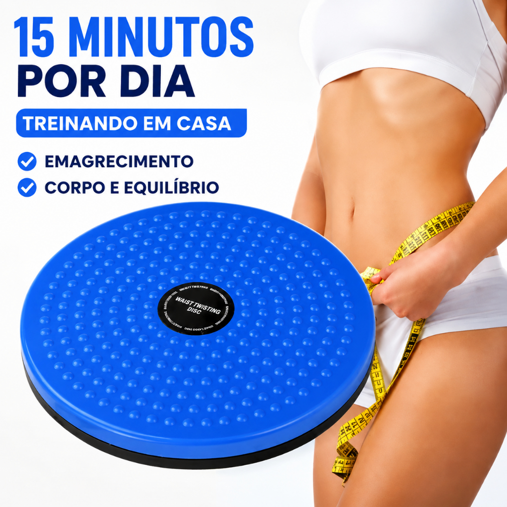 Disco Fitness Waist Twisting Disc P/ Exercicios Leve