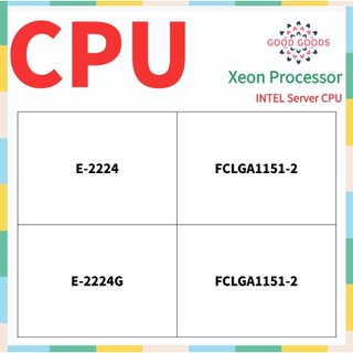 E-2224 2224G INTEL Xeon Série Servidor CPU LGA1151-2