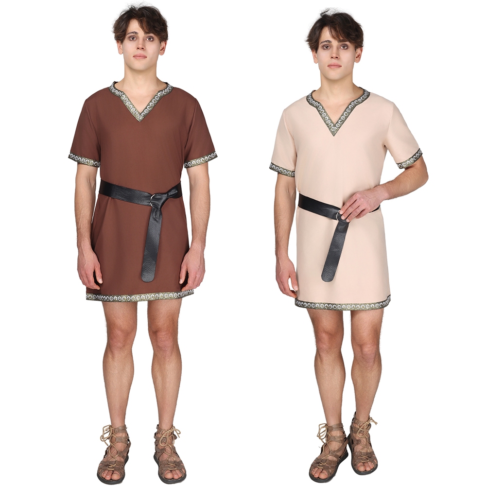 Traje De Toga Masculino Adulto Romano César Cosplay Robe Roupas Deus Grego Trajes De Halloween Para Festa Vestir-Se