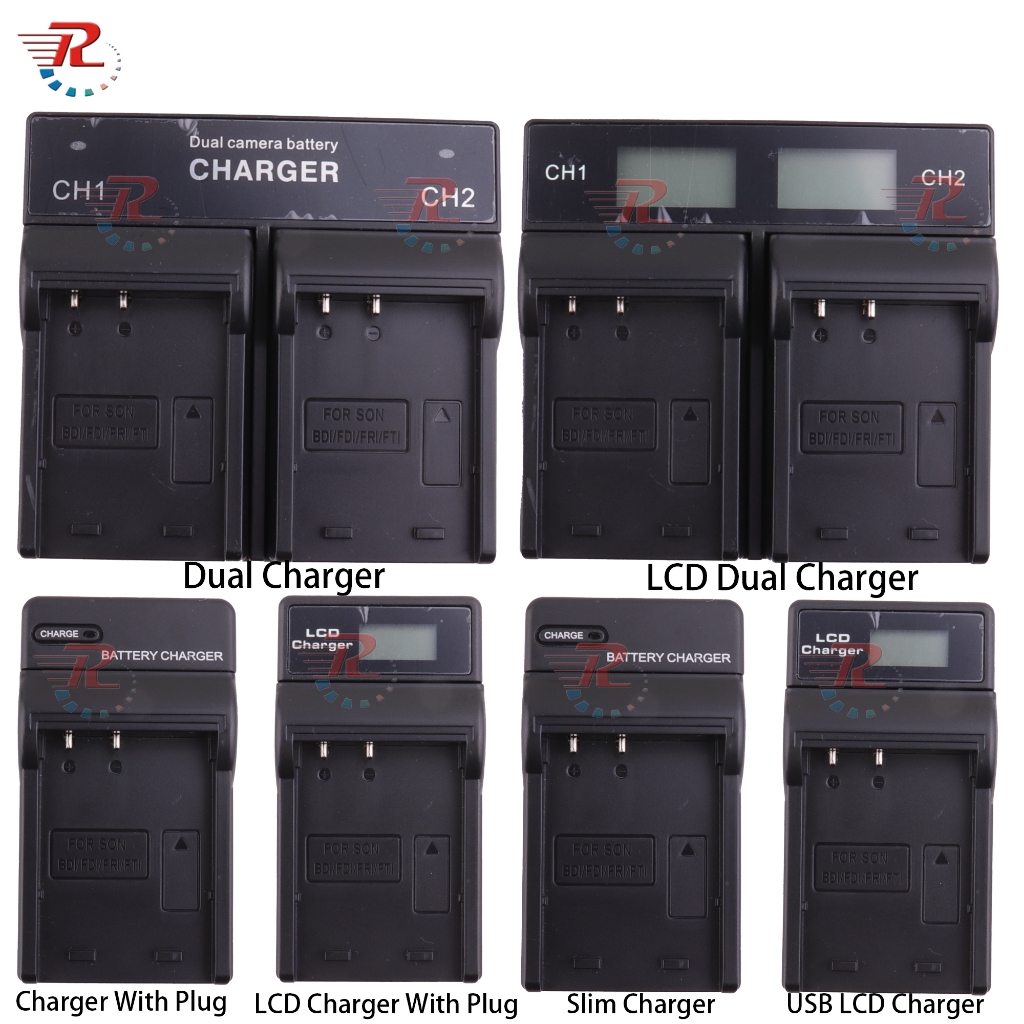 NPBD1 LCD Carregador Duplo Rápido Para Câmeras Sony NPBD1 NP-FD1 NPFD1 DSC-G3 T75 T90 T900