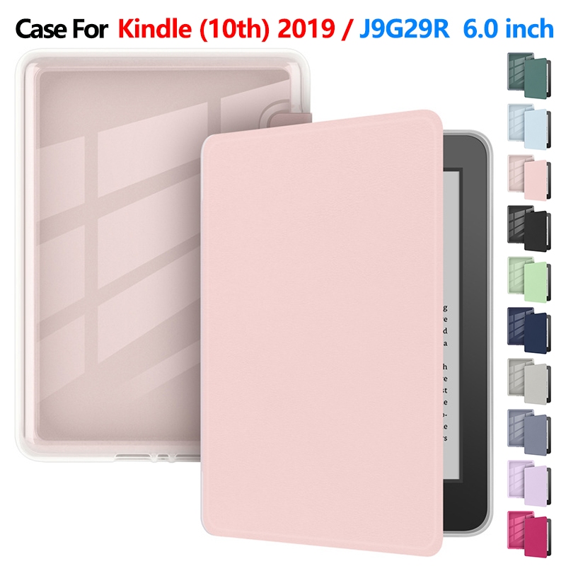 Para Kindle (10a Geração) 2019 6.0 Polegadas J9G29R Acrílico Elegante Resistente A Quedas E-Book Flip Capa