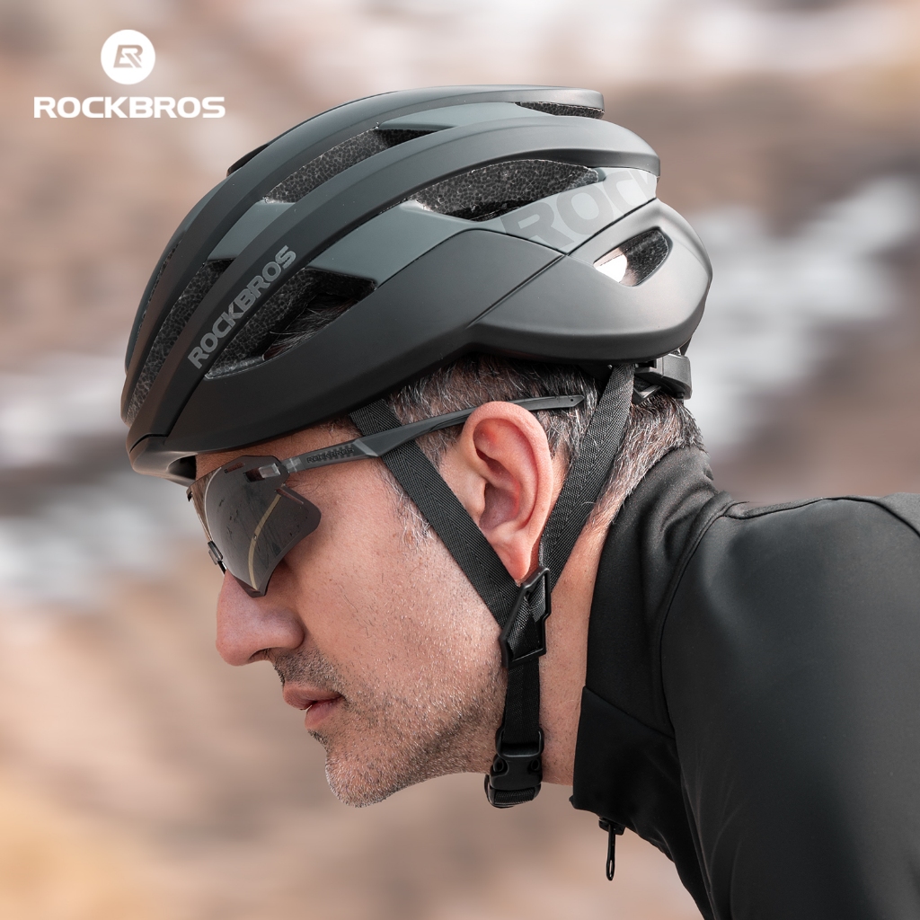 ROCKBROS Capacete De Bicicleta Ciclismo Mtb De Estrada Segurança Vento-Quebra Ac